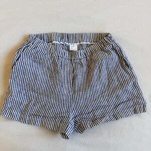 Almina Concept Striped Linen Shorts